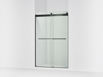 KOHLER K-706014-L Levity Sliding shower door, 74" H x 44-5/8 - 47-5/8" W, with 1/4" thick Crystal Clear glass