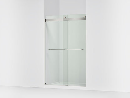 KOHLER K-706014-L Levity Sliding shower door, 74" H x 44-5/8 - 47-5/8" W, with 1/4" thick Crystal Clear glass