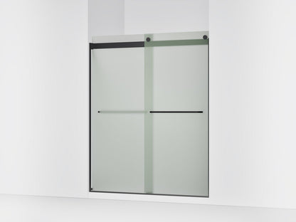 KOHLER K-706015-D3 Levity Sliding shower door, 74" H x 56-5/8 - 59-5/8" W, with 1/4" thick Frosted glass