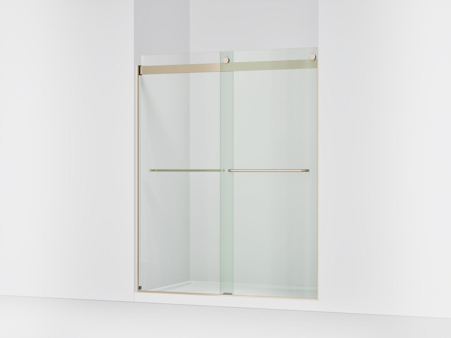 KOHLER K-706015-L Levity 74" H sliding shower door with 1/4"-thick glass