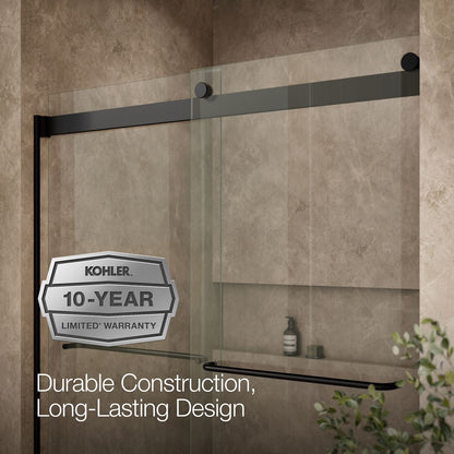 KOHLER K-706015-L Levity 74" H sliding shower door with 1/4"-thick glass