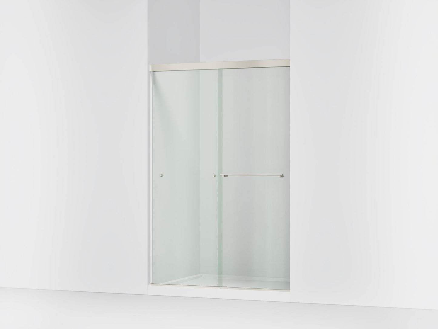 KOHLER K-707101-L Revel Sliding shower door, 70" H x 44-5/8 - 47-5/8" W, with 5/16" thick Crystal Clear glass