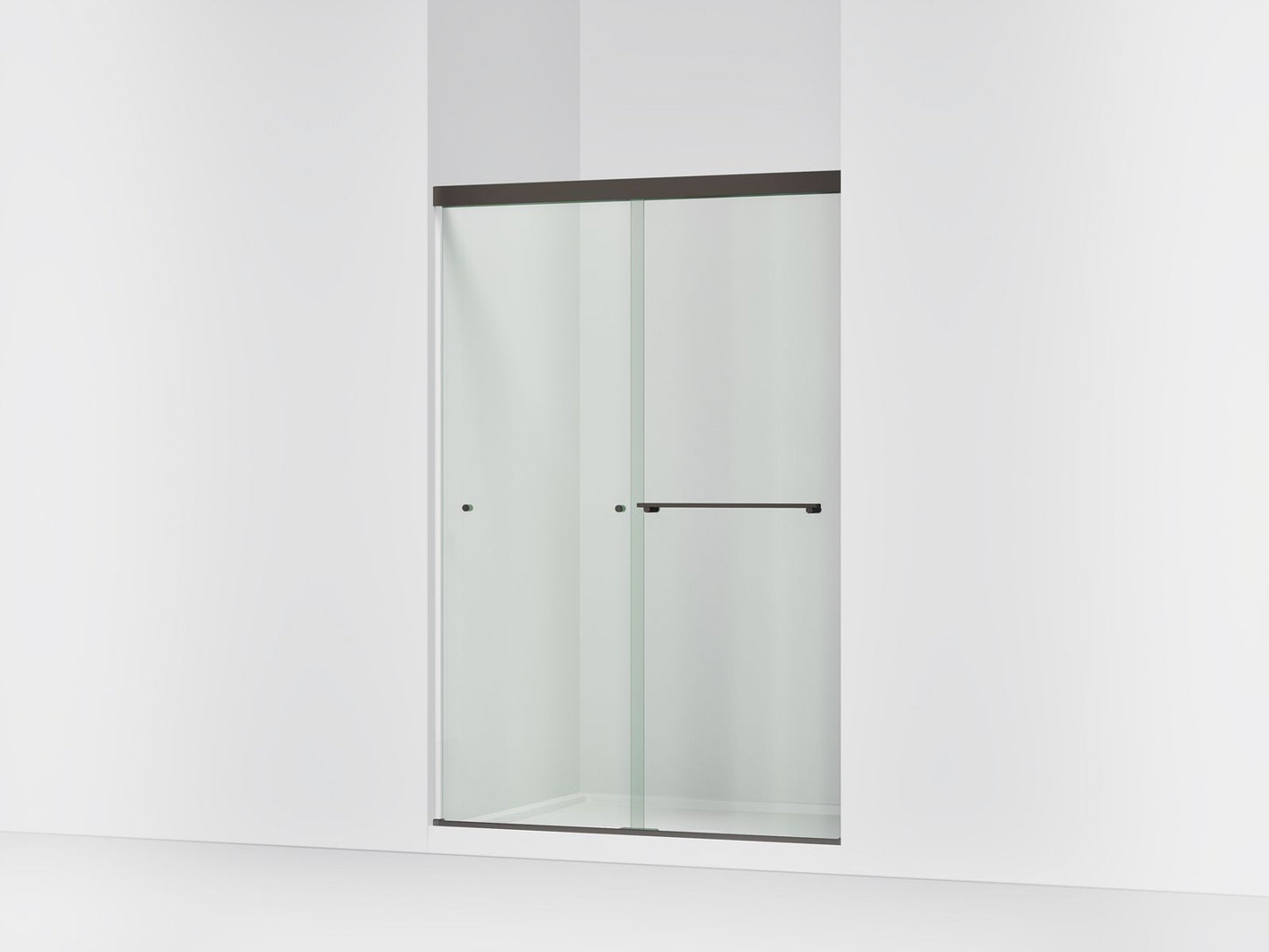 KOHLER K-707101-L Revel Sliding shower door, 70" H x 44-5/8 - 47-5/8" W, with 5/16" thick Crystal Clear glass