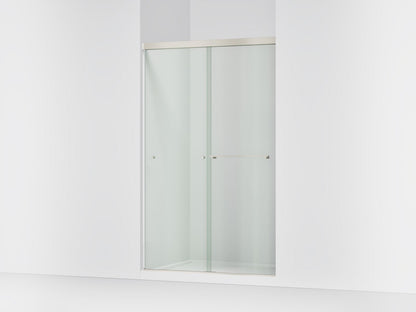 KOHLER K-707106-L Revel Sliding shower door, 76" H x 44-5/8 - 47-5/8" W, with 5/16" thick Crystal Clear glass