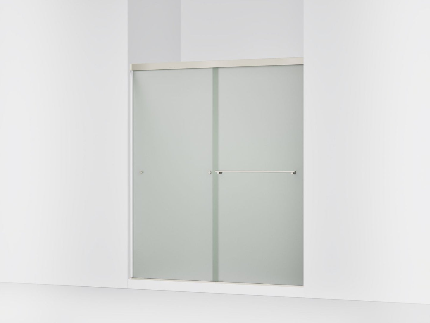 KOHLER K-707200-D3 Revel Sliding shower door, 70" H x 56-5/8 - 59-5/8" W, with 1/4" thick Frosted glass