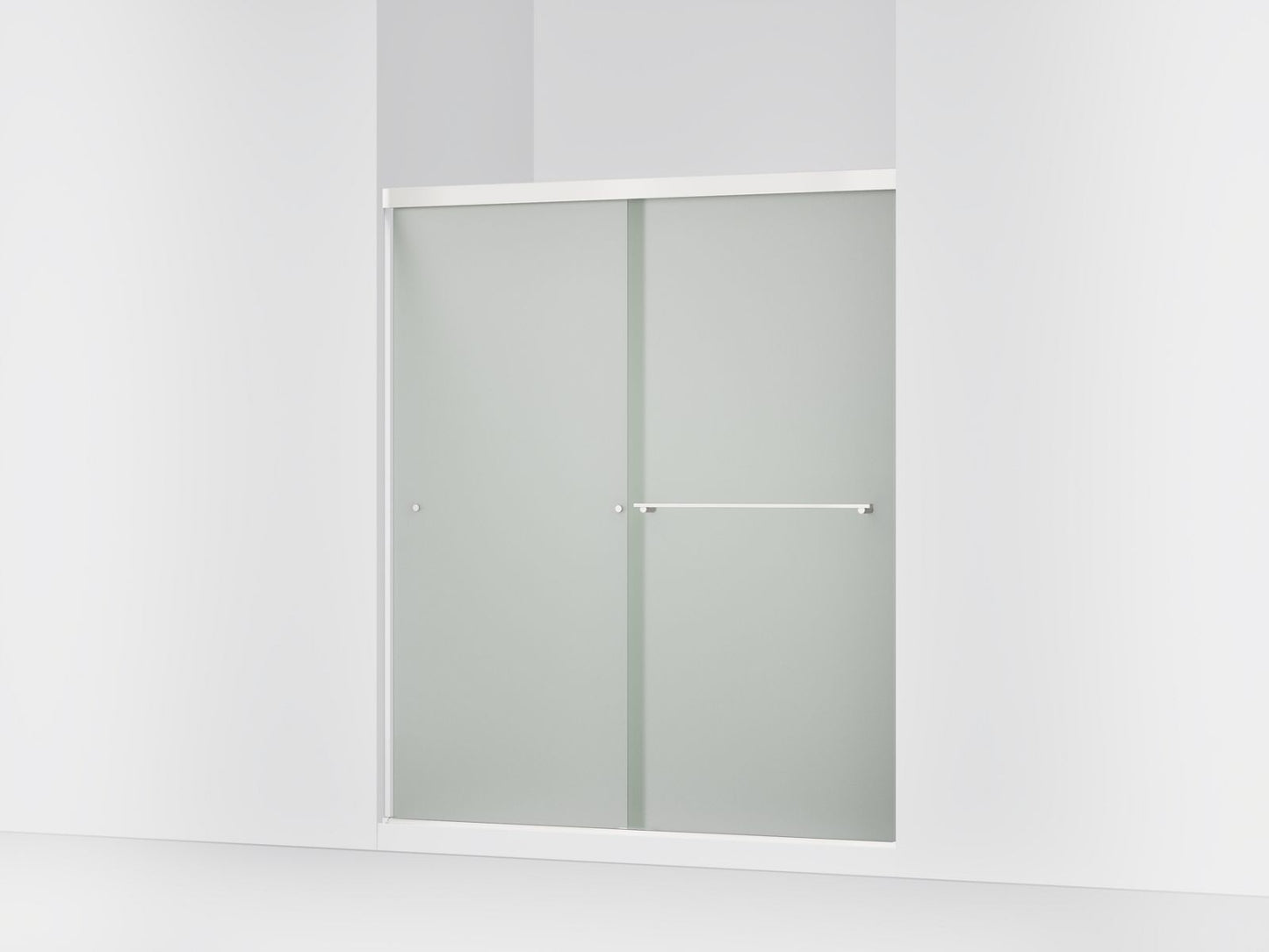 KOHLER K-707200-D3 Revel Sliding shower door, 70" H x 56-5/8 - 59-5/8" W, with 1/4" thick Frosted glass