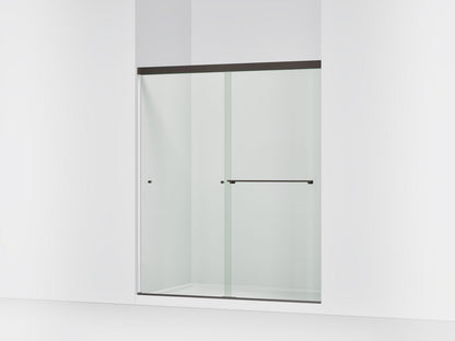 KOHLER K-707201-L Revel Sliding shower door, 70" H x 56-5/8 - 59-5/8" W, with 5/16" thick Crystal Clear glass
