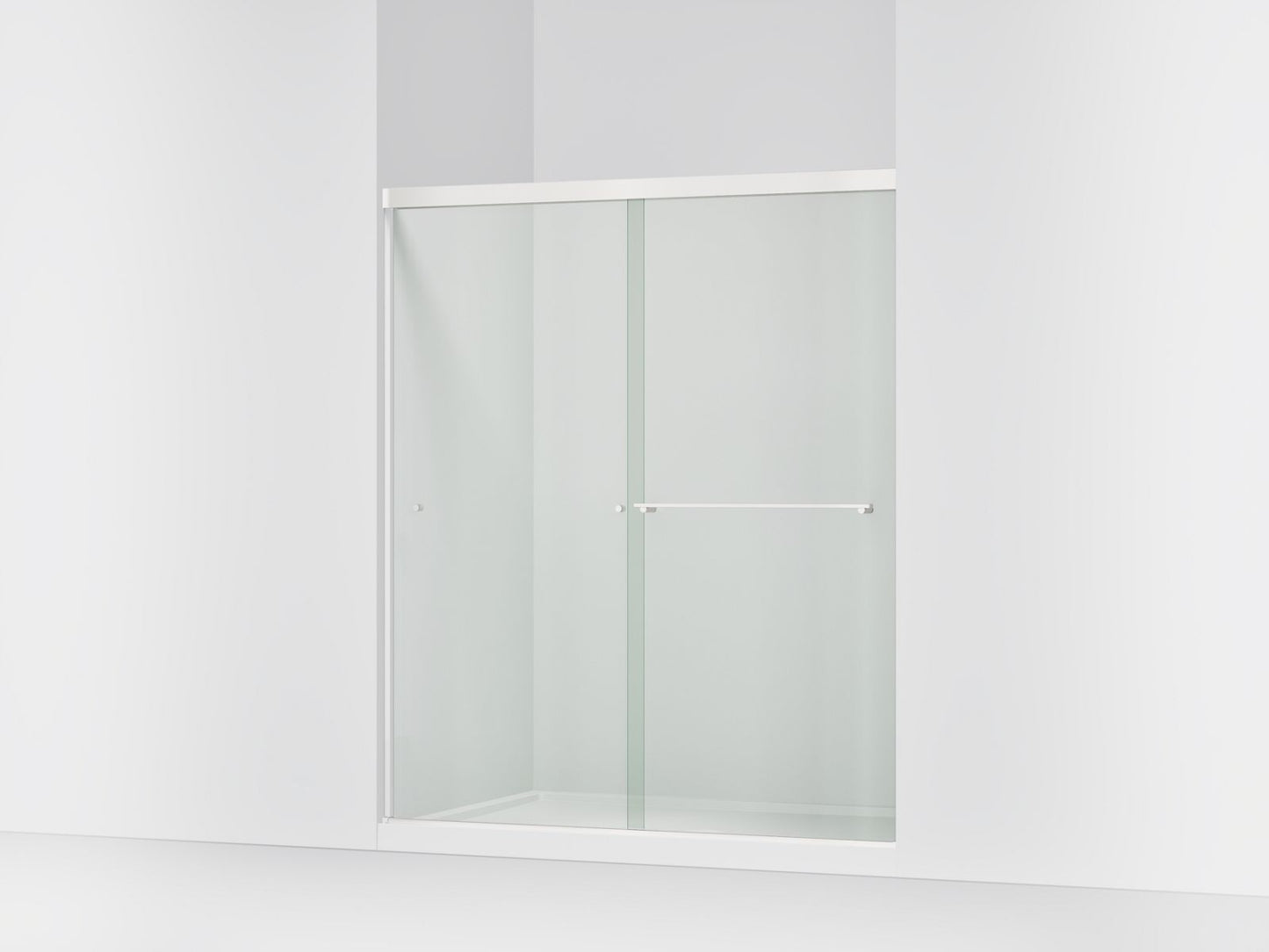 KOHLER K-707201-L Revel Sliding shower door, 70" H x 56-5/8 - 59-5/8" W, with 5/16" thick Crystal Clear glass
