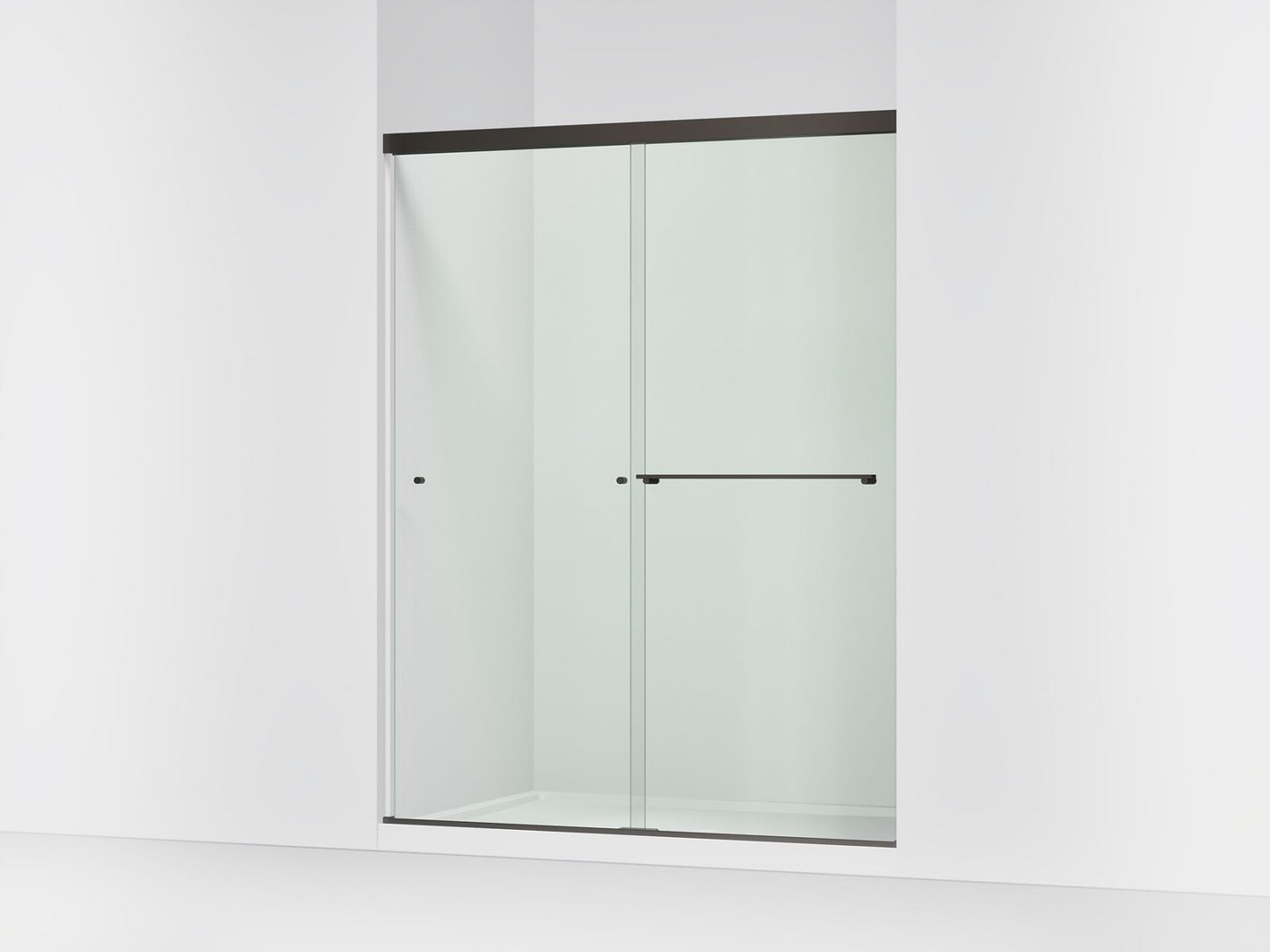 KOHLER K-707206-L Revel 76" H sliding shower door with 5/16"-thick glass