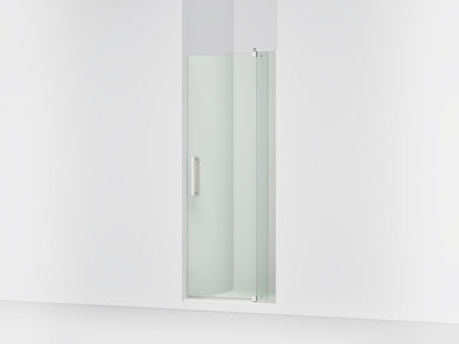KOHLER K-707506-L Revel Pivot shower door, 74" H x 27-5/16 - 31-1/8" W, with 5/16" thick Crystal Clear glass