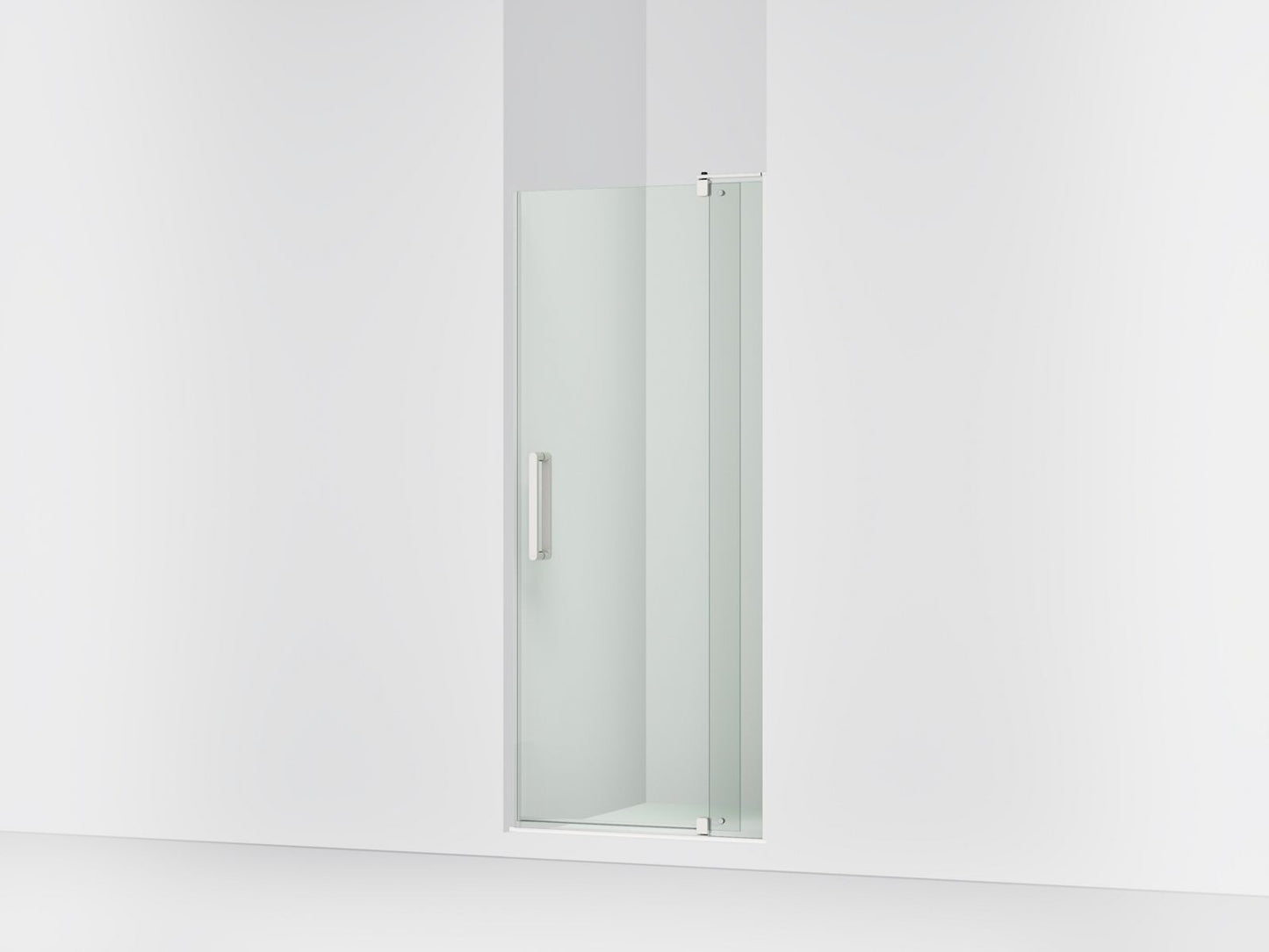 KOHLER K-707510-L Revel Pivot shower door, 70" H x 31-1/8 - 36" W, with 1/4" thick Crystal Clear glass