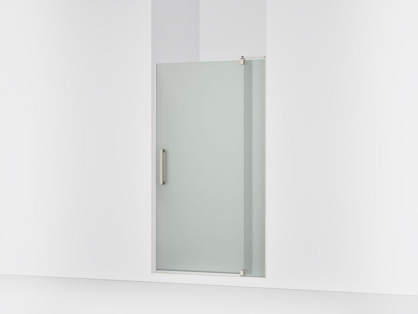 KOHLER K-707531-D3 Revel Pivot shower door, 70" H x 35-1/8 - 40" W, with 5/16" thick Frosted glass