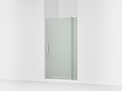 KOHLER K-707541-D3 Revel Pivot shower door, 70" H x 39-1/8 - 44" W, with 5/16" thick Frosted glass