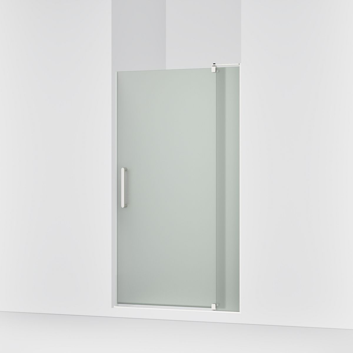 KOHLER K-707541-D3 Revel Pivot shower door, 70" H x 39-1/8 - 44" W, with 5/16" thick Frosted glass