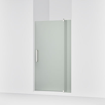 KOHLER K-707541-D3 Revel Pivot shower door, 70" H x 39-1/8 - 44" W, with 5/16" thick Frosted glass