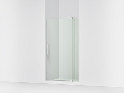 KOHLER K-707541-L Revel Pivot shower door, 70" H x 39-1/8 - 44" W, with 5/16" thick Crystal Clear glass