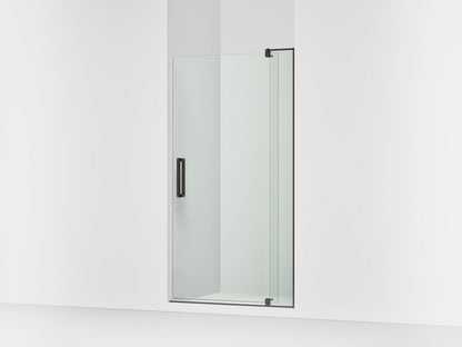 KOHLER K-707546-L Revel Pivot shower door, 74" H x 39-1/8 - 44" W, with 5/16" thick Crystal Clear glass