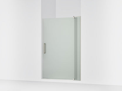 KOHLER K-707551-D3 Revel Pivot shower door, 70" H x 43-1/8 - 48" W, with 5/16" thick Frosted glass