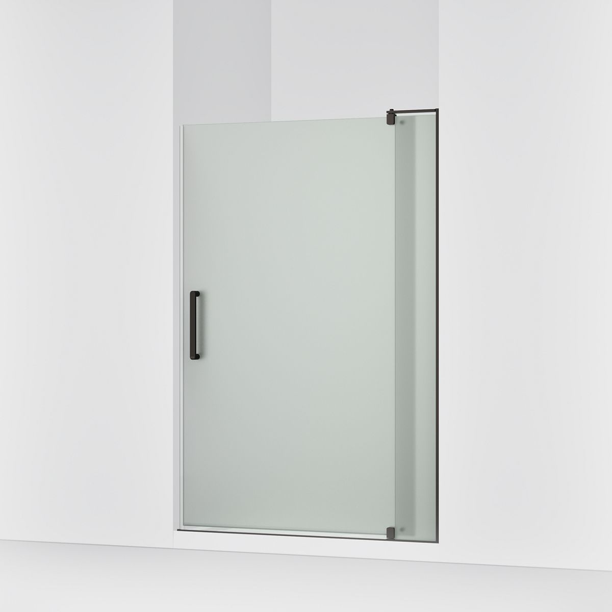 KOHLER K-707551-D3 Revel Pivot shower door, 70" H x 43-1/8 - 48" W, with 5/16" thick Frosted glass
