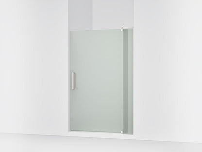 KOHLER K-707551-D3 Revel Pivot shower door, 70" H x 43-1/8 - 48" W, with 5/16" thick Frosted glass