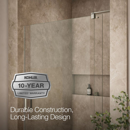 KOHLER K-707551-L Revel 70" H pivot shower door with 5/16"-thick glass