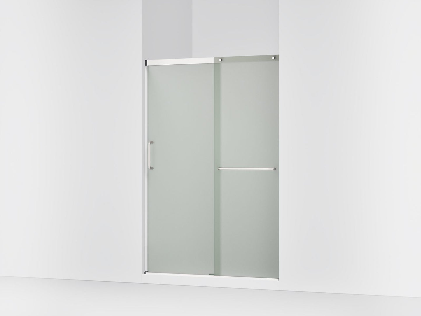 KOHLER K-707606-6D3 Elate Sliding shower door, 70-1/2" H x 44-1/4 - 47-5/8" W, with 1/4" thick Frosted glass