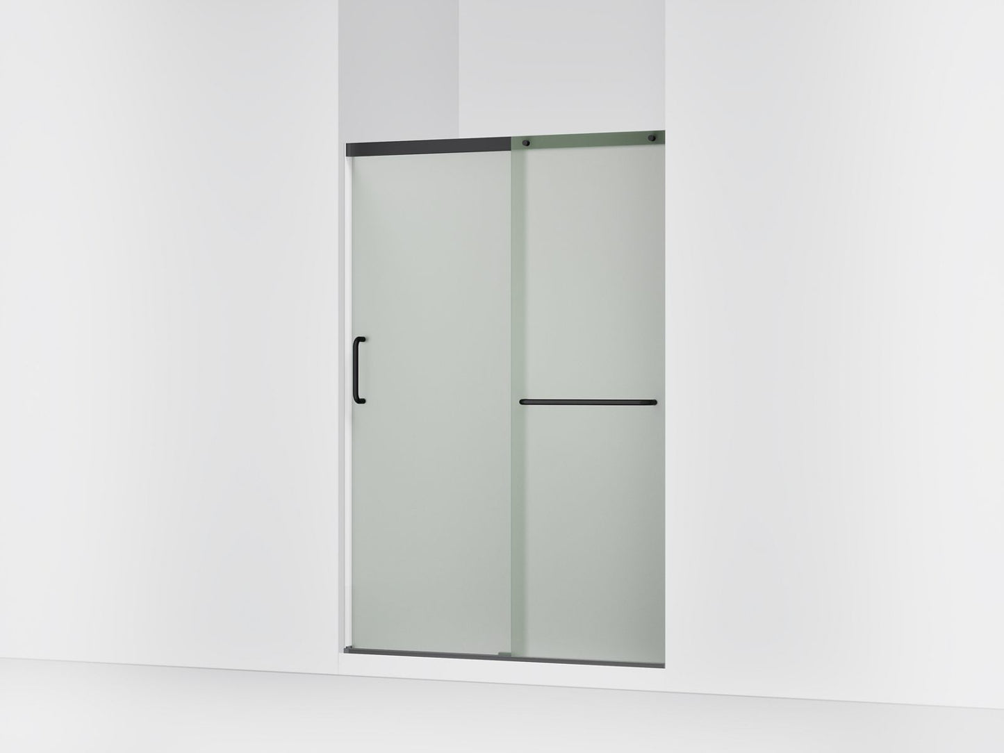 KOHLER K-707606-6D3 Elate Sliding shower door, 70-1/2" H x 44-1/4 - 47-5/8" W, with 1/4" thick Frosted glass