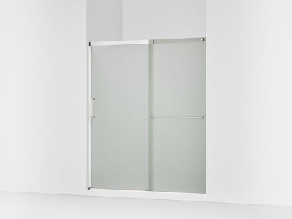 KOHLER K-707608-6D3 Elate Sliding shower door, 70-1/2" H x 56-1/4 - 59-5/8" W, with 1/4" thick Frosted glass