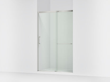 KOHLER K-707614-8L Elate Sliding shower door, 75-1/2" H x 50-1/4 - 53-5/8" W, with heavy 5/16" thick Crystal Clear glass