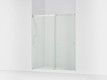 KOHLER K-707616-8L Elate Sliding shower door, 75-1/2" H x 62-1/4 - 65-5/8" W, with heavy 5/16" thick Crystal Clear glass