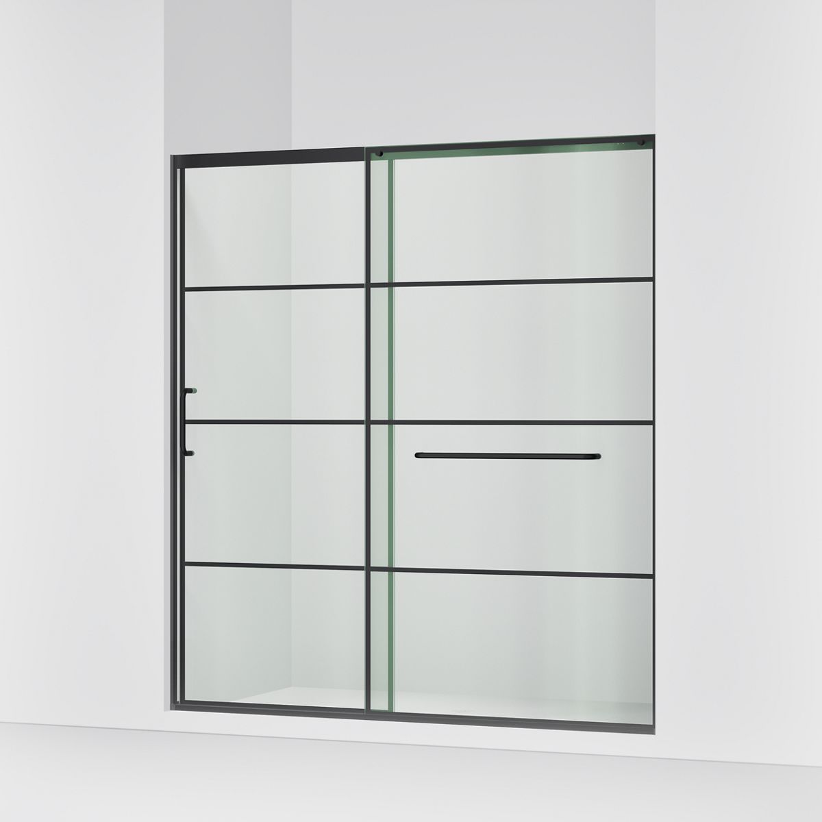 KOHLER K-707617-8G79 Elate Sliding shower door, 75-1/2" H x 68-1/4 - 71-5/8" W, with heavy 5/16" thick Crystal Clear...
