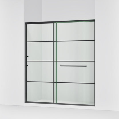 KOHLER K-707617-8G79 Elate Sliding shower door, 75-1/2" H x 68-1/4 - 71-5/8" W, with heavy 5/16" thick Crystal Clear...