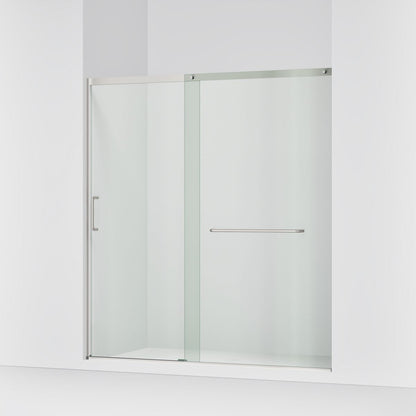 KOHLER K-707617-8L Elate Sliding shower door, 75-1/2" H x 68-1/4 - 71-5/8" W, with heavy 5/16" thick Crystal Clear glass