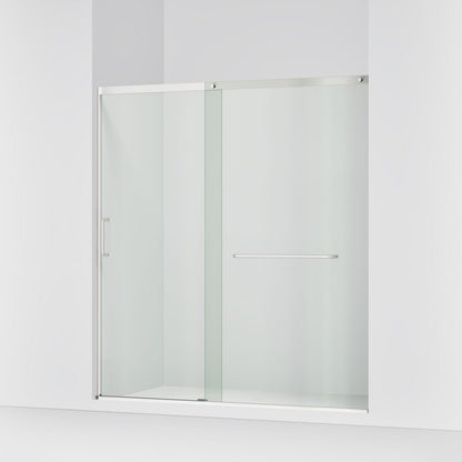 KOHLER K-707617-8L Elate Sliding shower door, 75-1/2" H x 68-1/4 - 71-5/8" W, with heavy 5/16" thick Crystal Clear glass