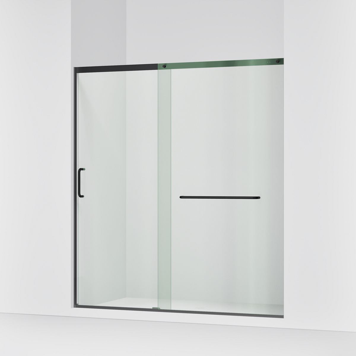 KOHLER K-707617-8L Elate Sliding shower door, 75-1/2" H x 68-1/4 - 71-5/8" W, with heavy 5/16" thick Crystal Clear glass