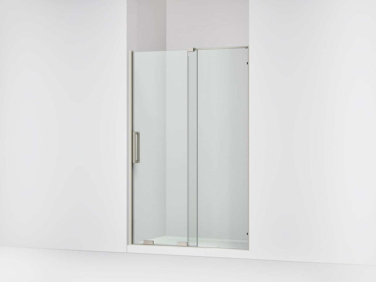 KOHLER K-707622-8L Echelon Sliding shower door, 71-3/4" H x 43-3/4 - 47-3/4" W, with 5/16" thick Crystal Clear glass