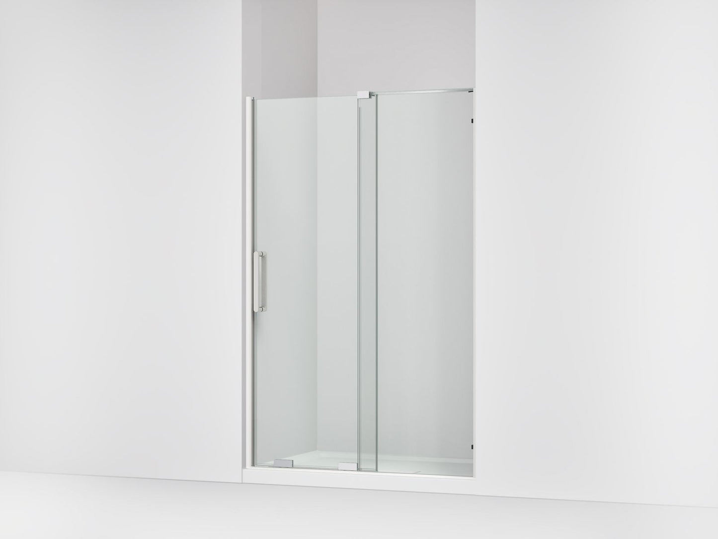 KOHLER K-707622-8L Echelon Sliding shower door, 71-3/4" H x 43-3/4 - 47-3/4" W, with 5/16" thick Crystal Clear glass