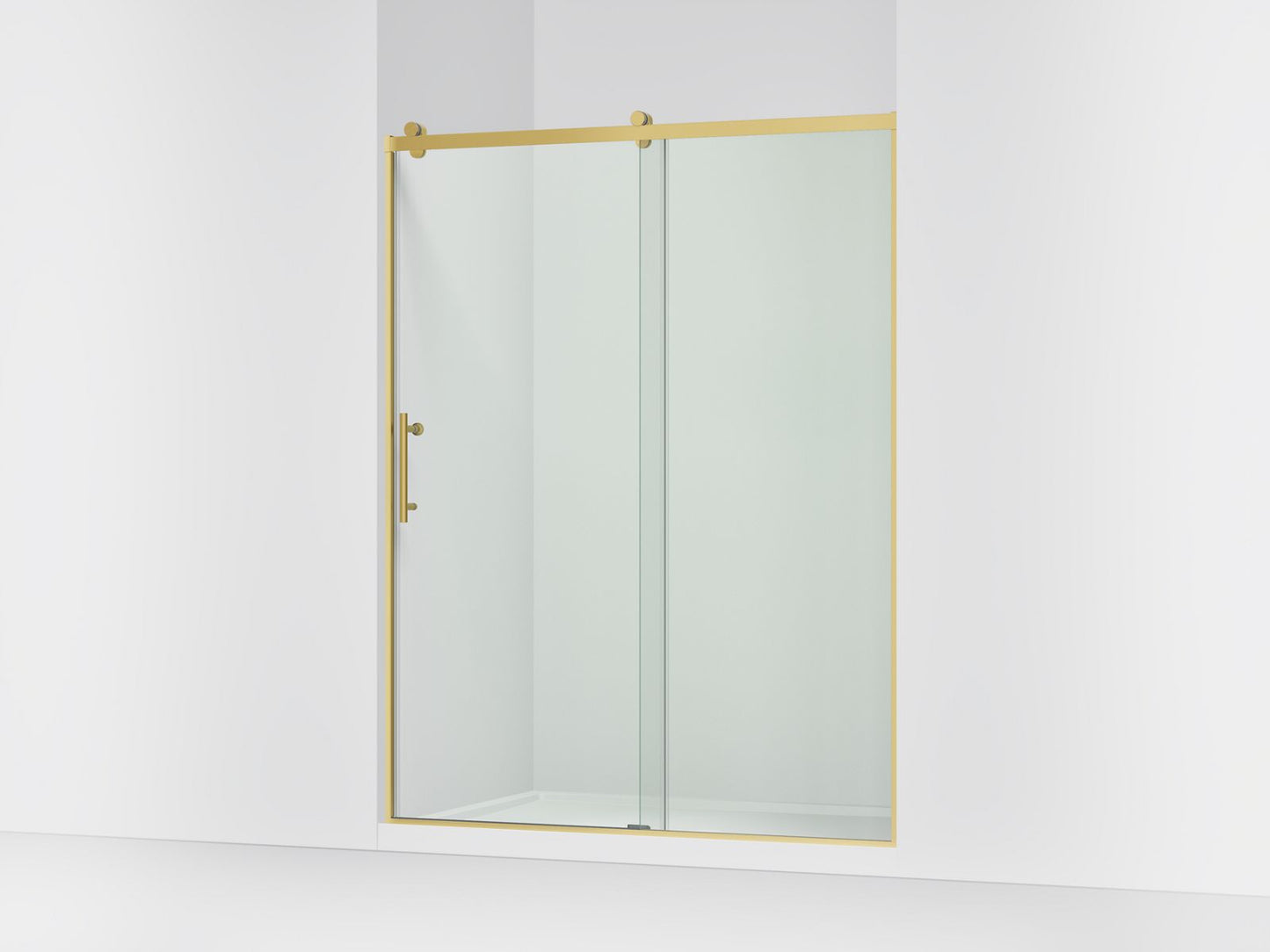 KOHLER K-709079-10L Rely 77" H sliding shower door with 3/8"-thick glass