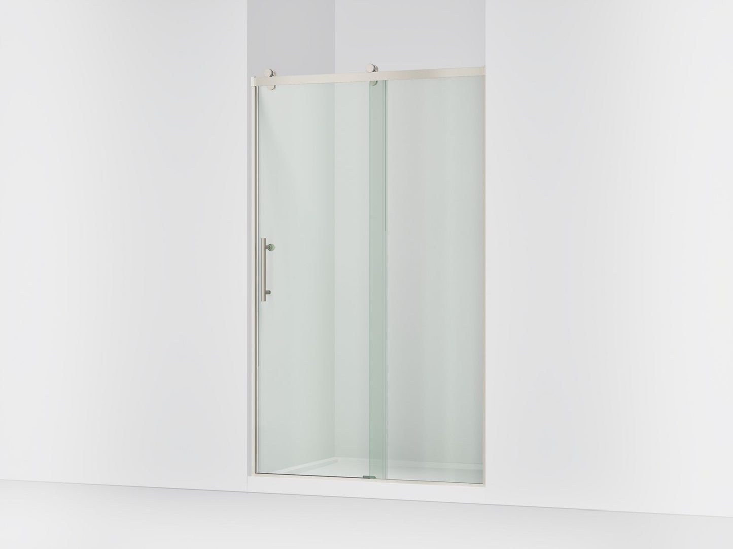 KOHLER K-709080-10L Rely 77" H sliding shower door with 3/8"-thick glass