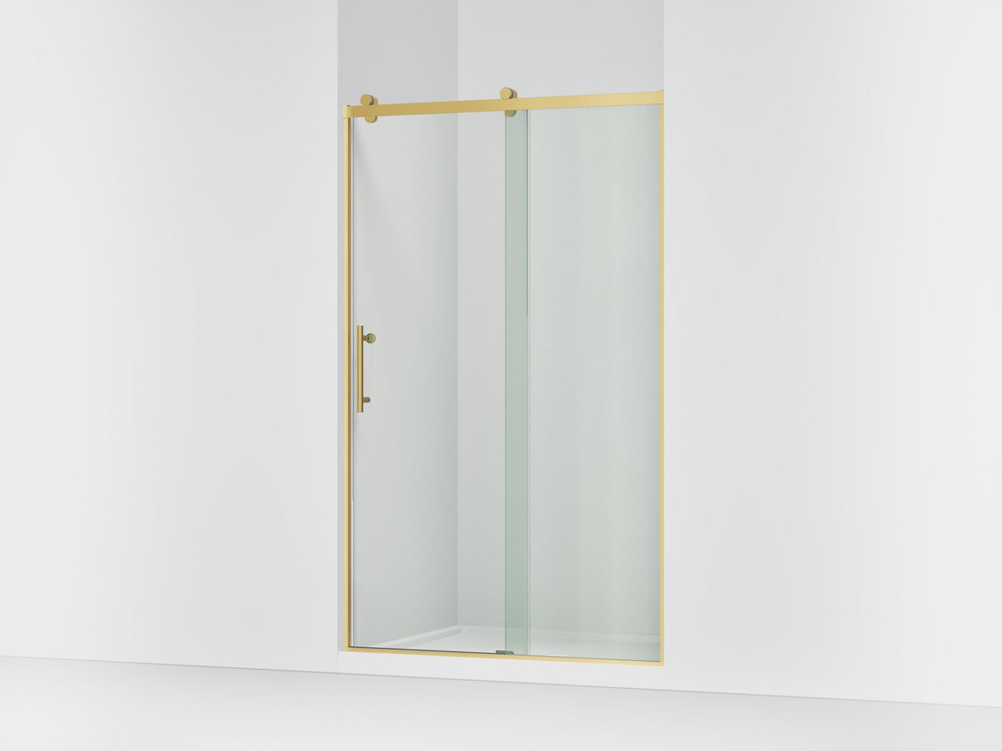 KOHLER K-709080-10L Rely 77" H sliding shower door with 3/8"-thick glass