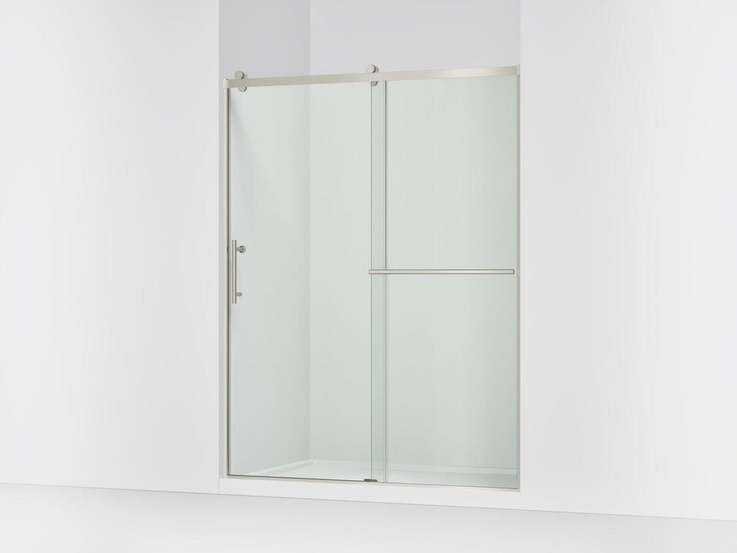 KOHLER K-709081-10L Rely 77" H sliding shower door with 3/8"-thick glass