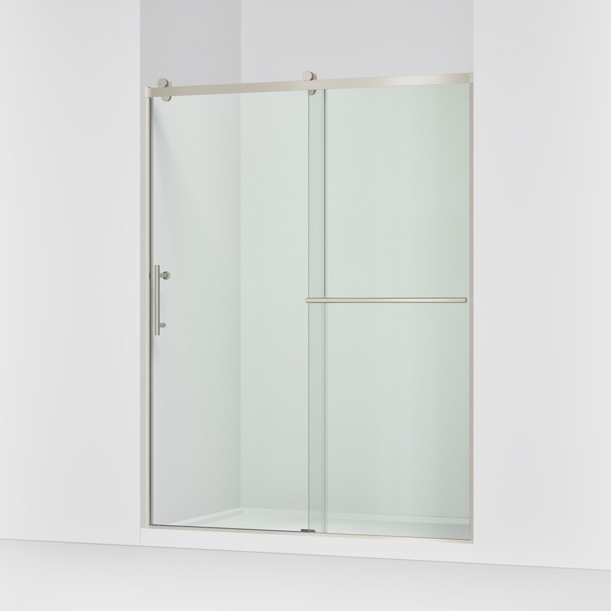 KOHLER K-709081-10L Rely 77" H sliding shower door with 3/8"-thick glass