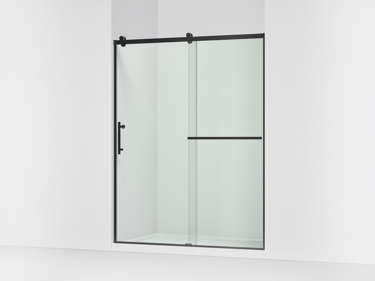 KOHLER K-709081-10L Rely 77" H sliding shower door with 3/8"-thick glass