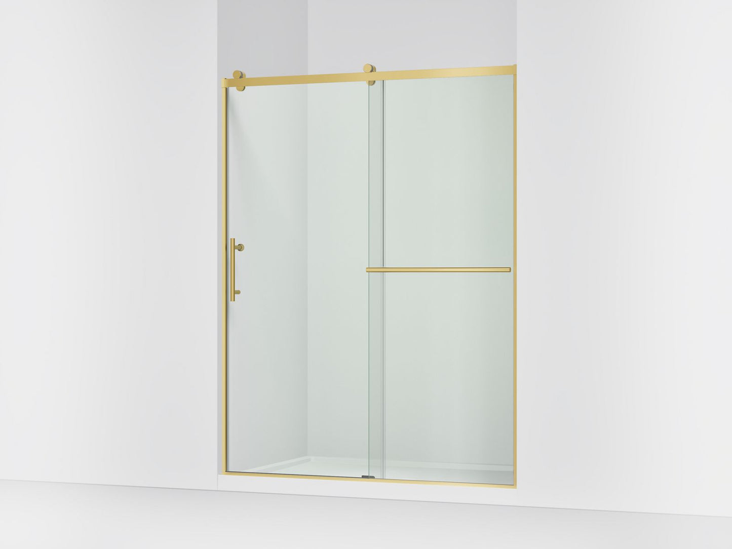 KOHLER K-709081-10L Rely 77" H sliding shower door with 3/8"-thick glass
