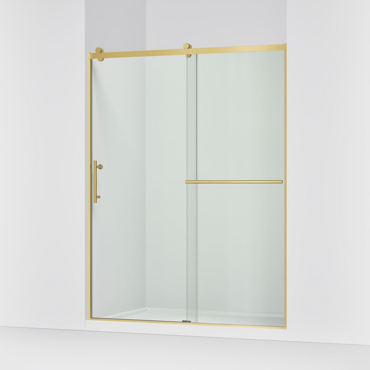 KOHLER K-709081-10L Rely 77" H sliding shower door with 3/8"-thick glass