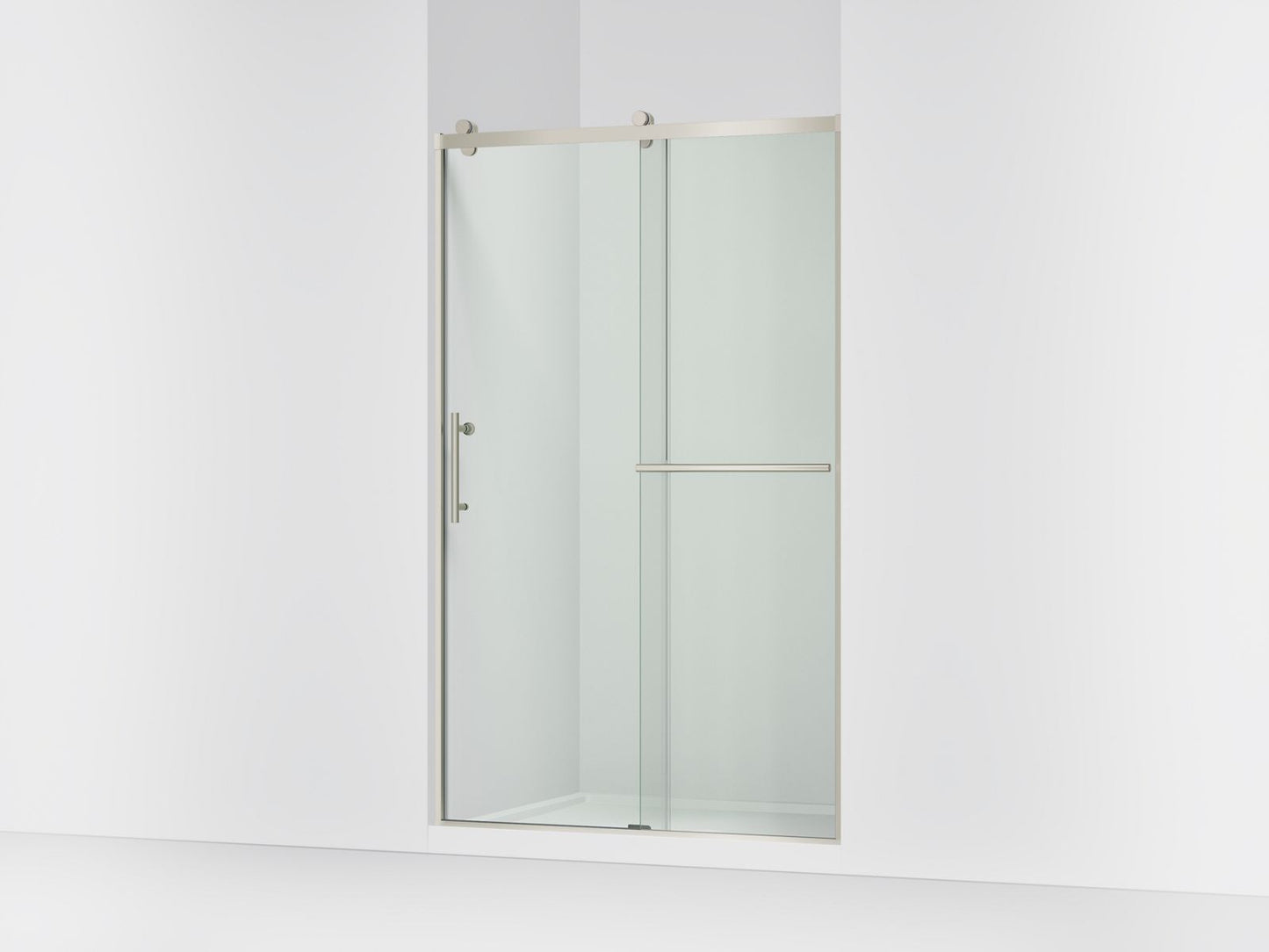 KOHLER K-709082-10L Rely 77" H sliding shower door with 3/8"-thick glass