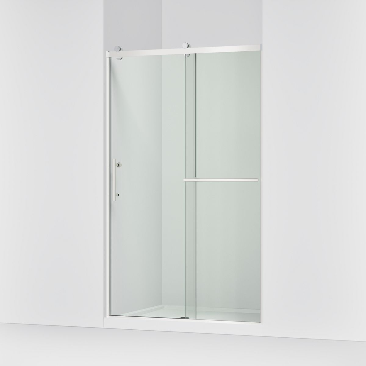 KOHLER K-709082-10L Rely 77" H sliding shower door with 3/8"-thick glass
