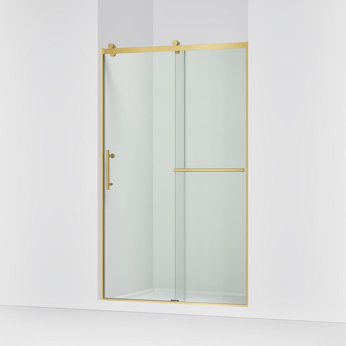 KOHLER K-709082-10L Rely 77" H sliding shower door with 3/8"-thick glass