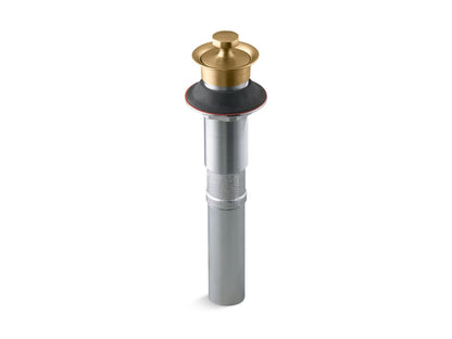 KOHLER K-7127 Bathroom sink drain with non-removable metal stopper and without overflow