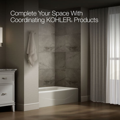 KOHLER K-713 Villager 60" x 34-1/4" alcove bath, left drain